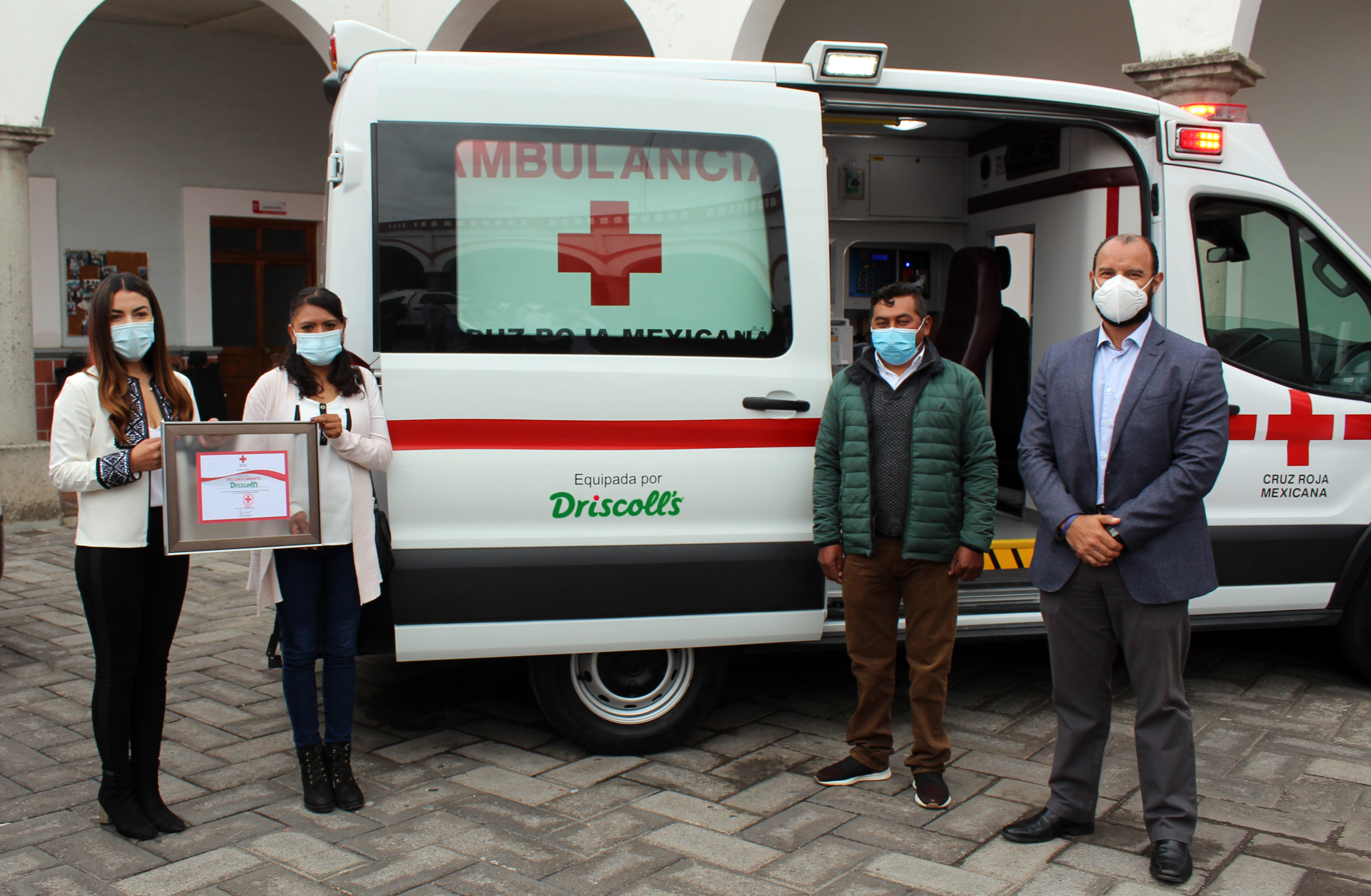 Cruz Roja Ciudad de Puebla recibe donativo por parte de Driscoll´s con valor de más de 1 millón 400 mil pesos
