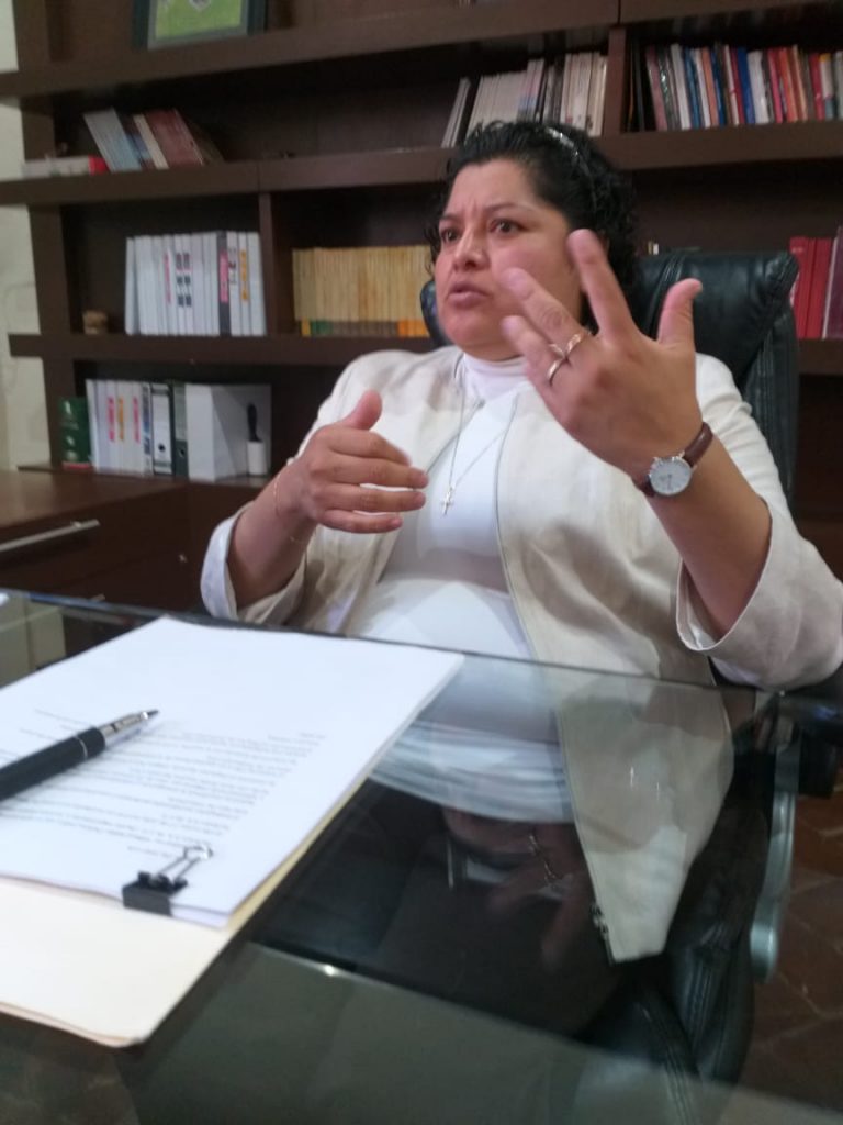 Video desde Puebla: Confinamiento por la pandemia acelera la violencia de género en San Andrés Cholula, admitió la presidenta municipal, Karina Pérez Popoca
