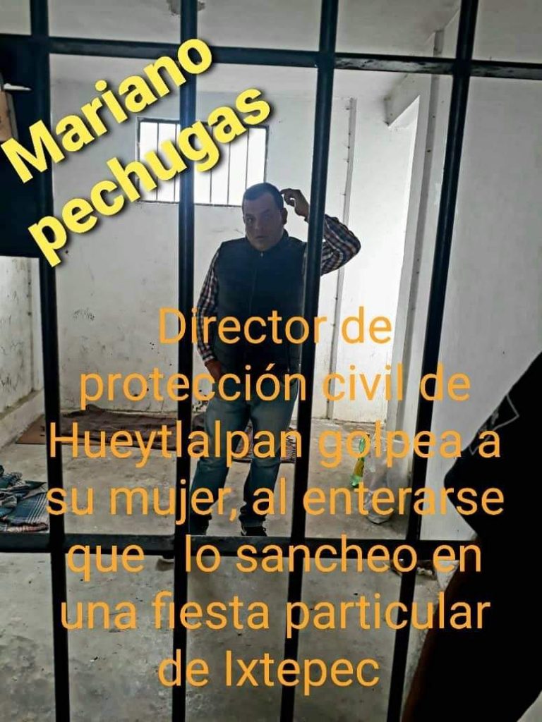 ¡Aparte de cornudo…encarcelado! en Hueytlalpan