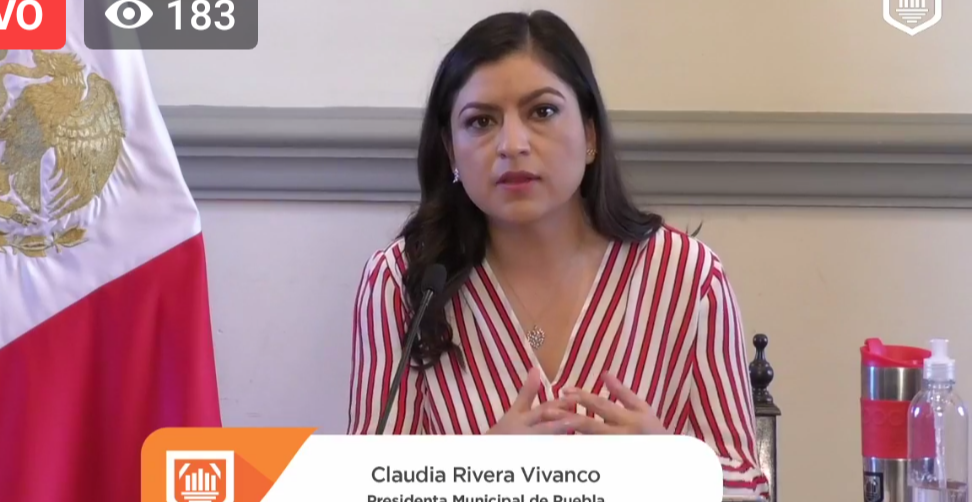 Video desde Puebla: Convoca Claudia Rivera a ciudadanos celebrar el 15 de septiembre desde sus hogares