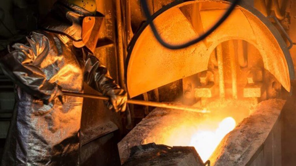 El índice de volumen físico (2013=100) de la Producción Minerometalúrgica del país aumentó 21.4%