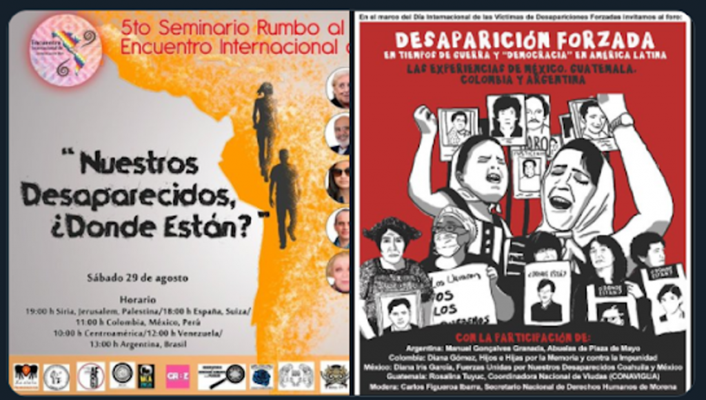 El Secretario de Derechos Humanos de Morena del CEN Carlos Figueroa Ibarra participará en el Día Internacional de las víctimas de la desaparición forzada