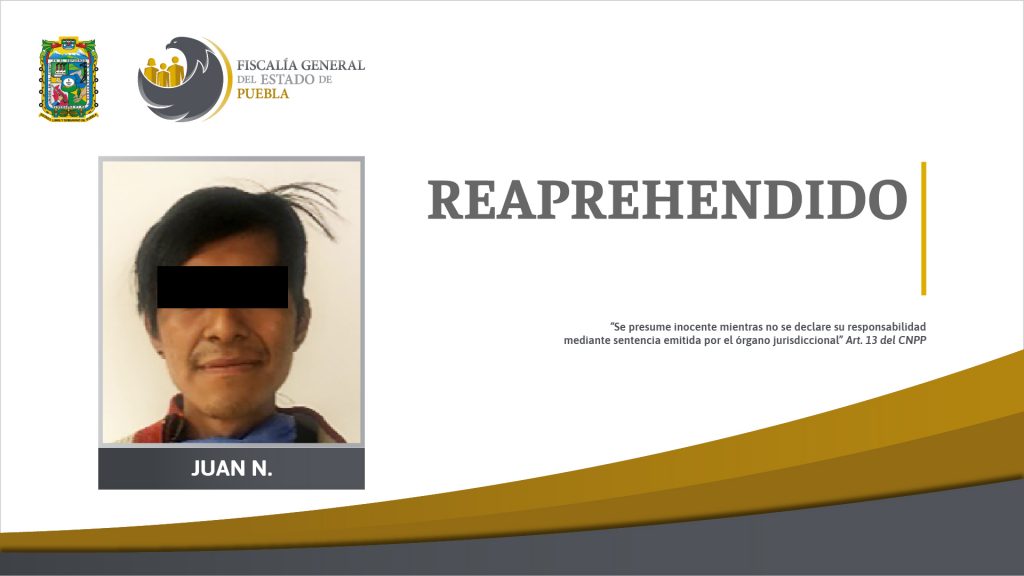 Fiscalía Puebla reaprehende a “El Clicha” por narcomenudeo