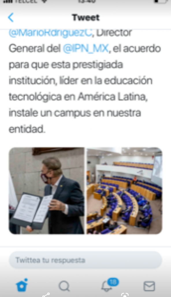 Gobierno de Tlaxcala firma convenio con el IPN