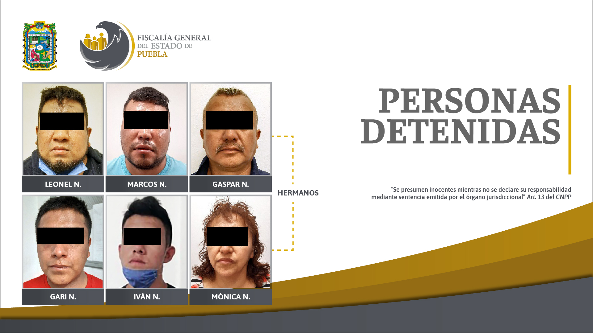 FGE Puebla con SEDENA y Morelos desarticula banda que secuestró a un general
