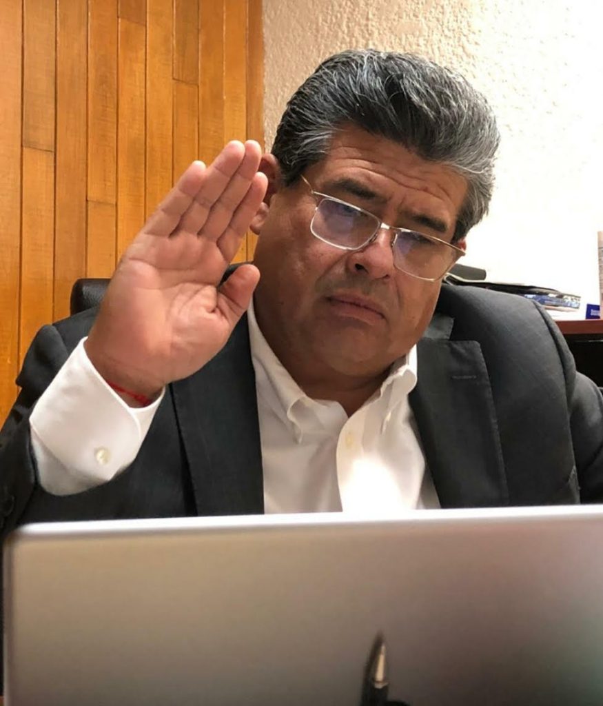 Diputados de Juntos Haremos Historia, encabezados por Gabriel Biestro, niegan bono por riesgo de trabajo a policías ante el COVID-19, acusó Javier Casique