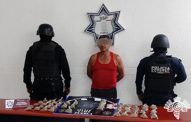 Captura Policía Estatal a presunto narcomenudista en la capital