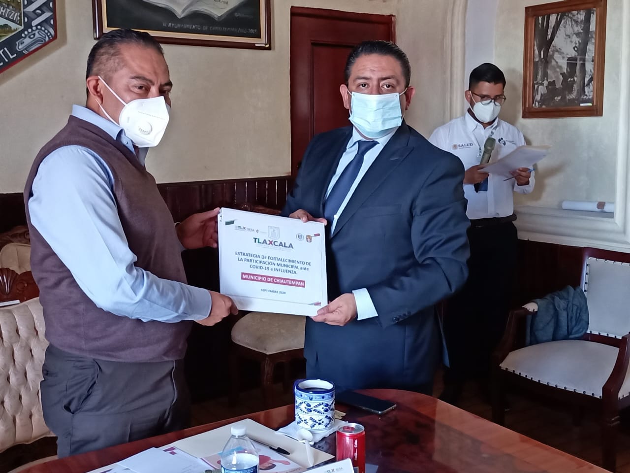 Sesa implementa estrategia “Fortalecimiento ante Covid19 e Influenza” en Chiahutempan