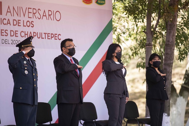 Encabeza SEGOB ceremonia del CLXXIII aniversario de la gesta heroica de los niños héroes de Chapultepec
