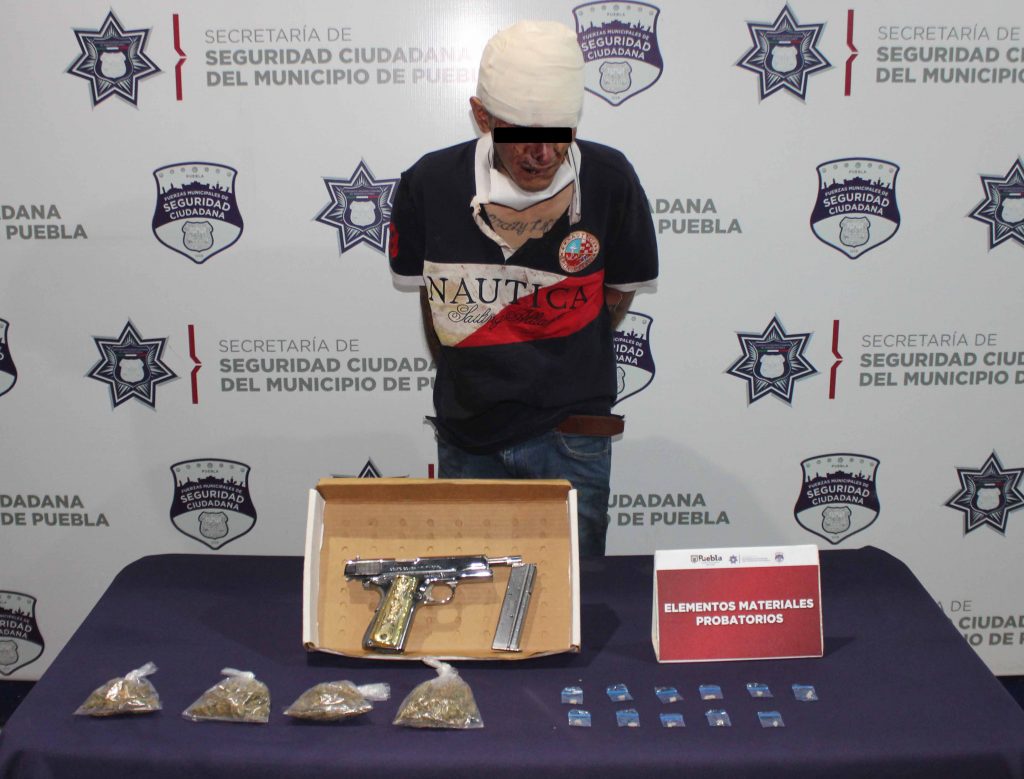 Ubicó y detuvo Policía Municipal de Puebla a probable operador del “pelon del sur”