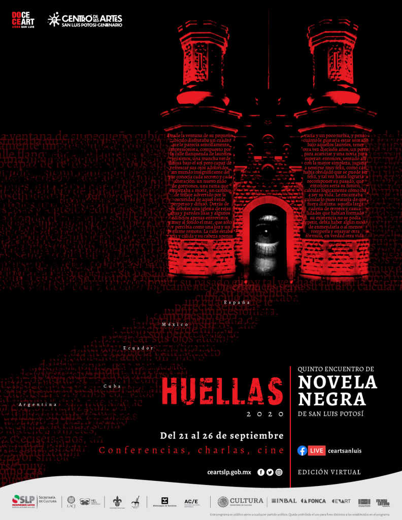 Encuentro Internacional de Novela Negra en SLP, Huellas 2020