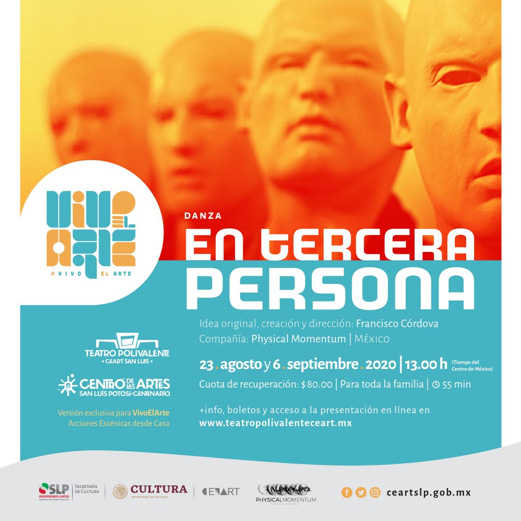 La compañía Physical Momentum ofrecerá función virtual para Vivo el Arte