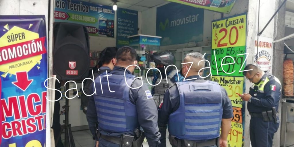Dos rateros asaltaron Movistar del Centro Histórico