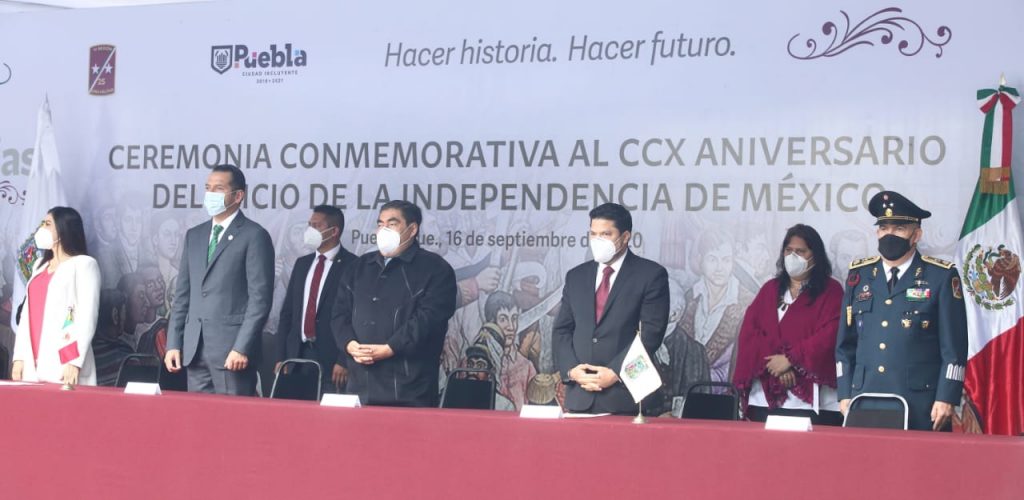 Encabeza MBH ceremonia conmemorativa de la Independencia