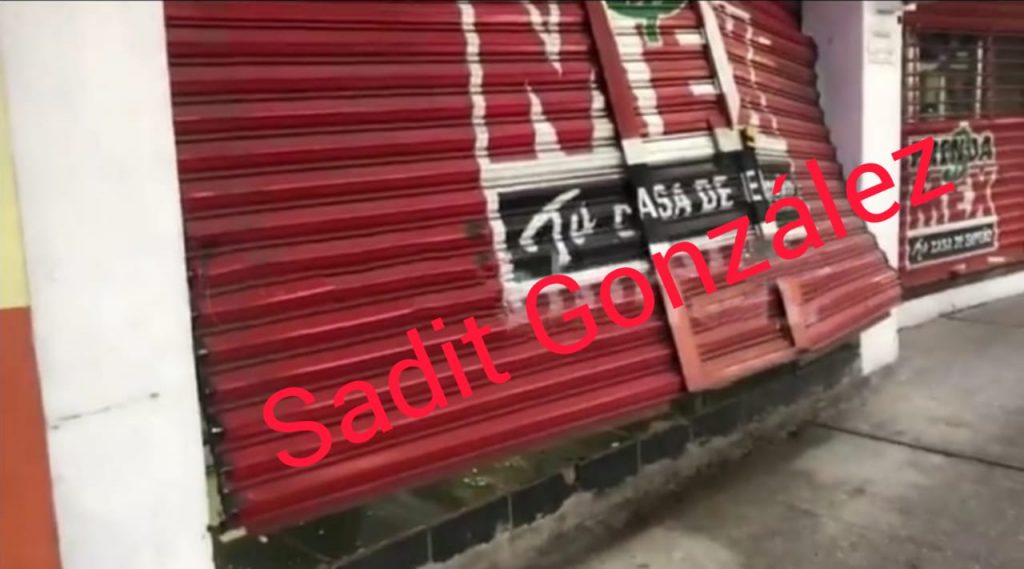 Dan cortinazo a Prendamex de Amalucan