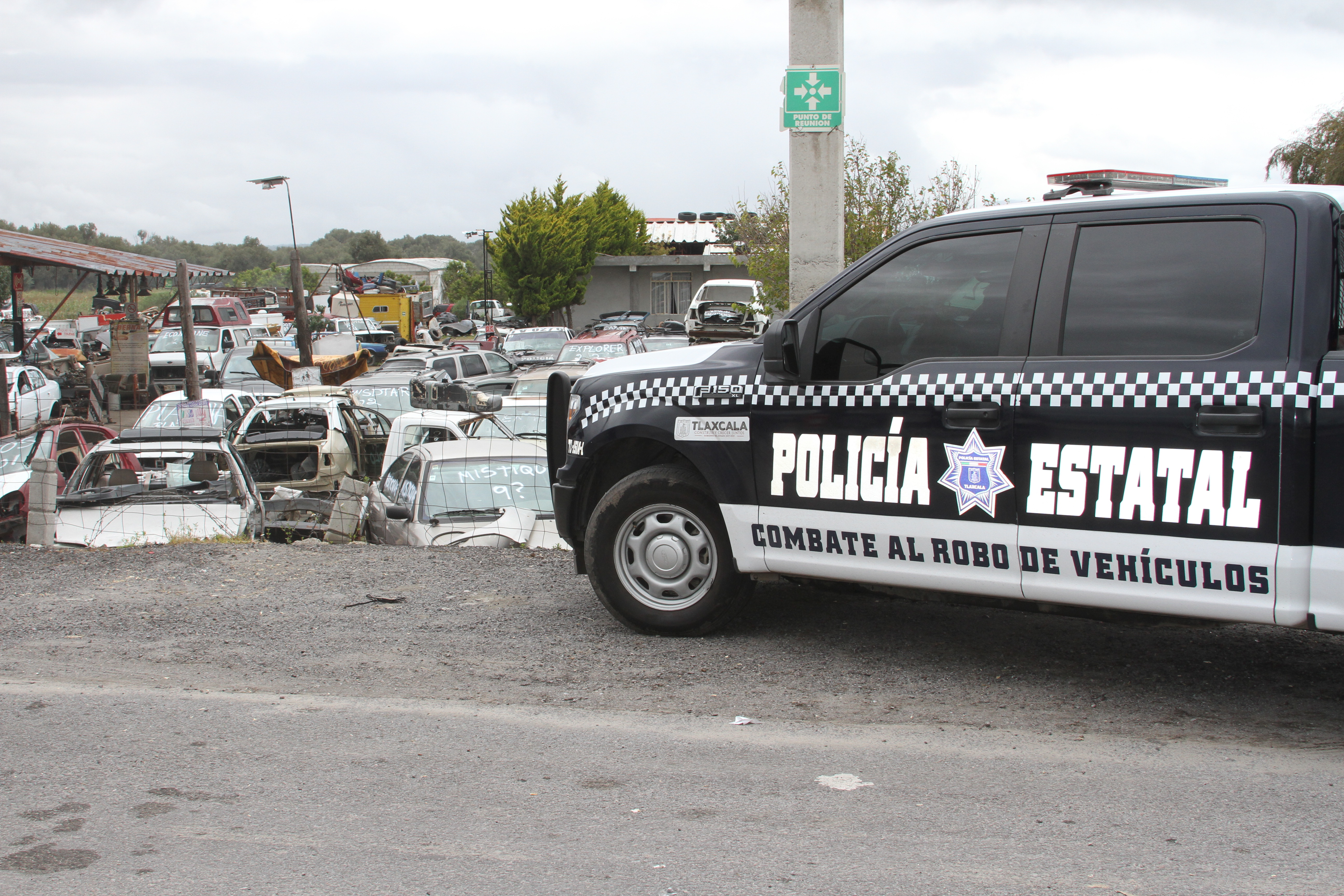 Desde Tlaxcala: Dependencias estatales y federales realizan operativo deshuesadero en Huamantla