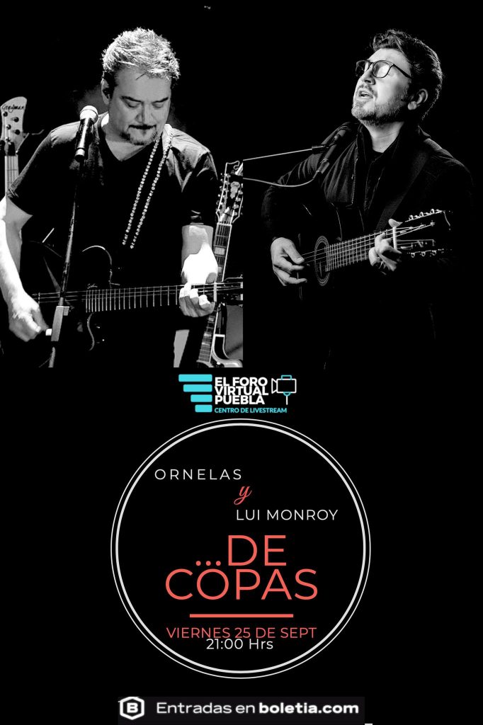 Raúl Ornelas y Luis Monroy presentarán el concierto “…De Copas”, juntos