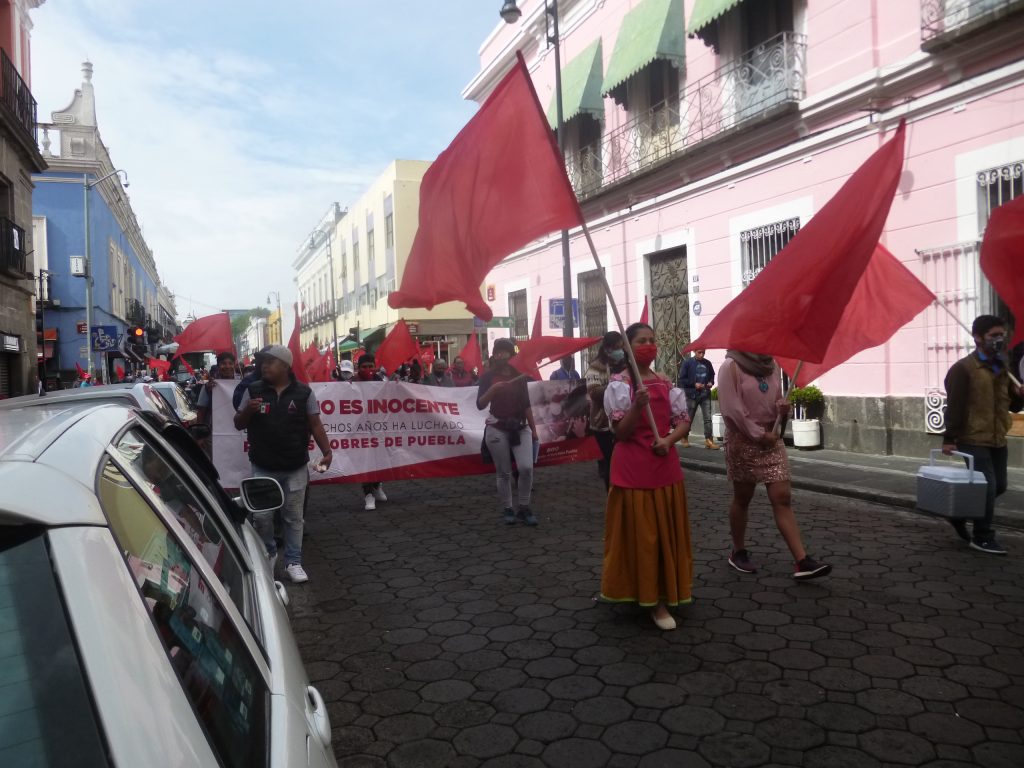 Los antorchistas nuevamente se manifestaron para exigir respuesta a sus demandas