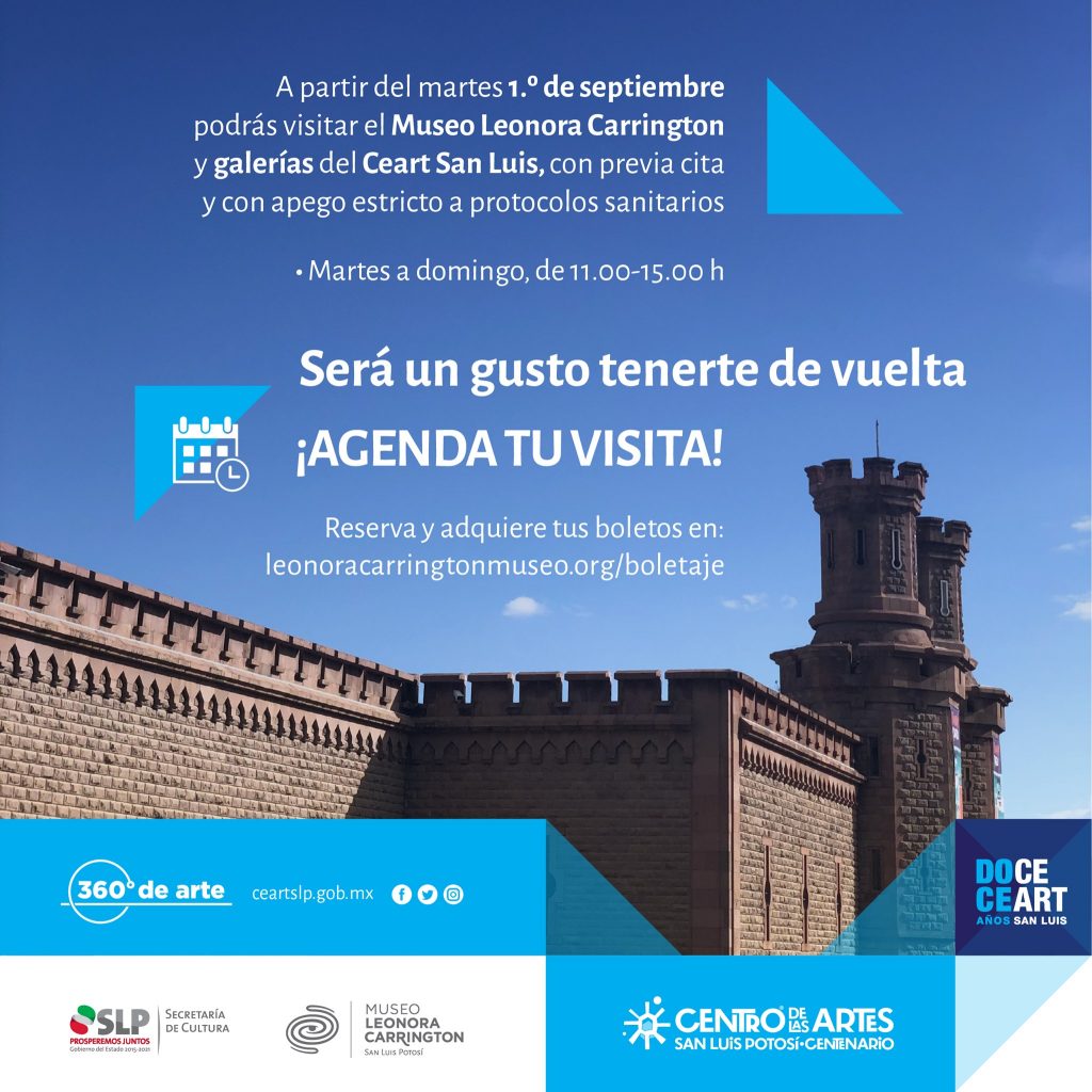 Centro de las Artes y Museo Leonora Carrington reanudan visitas al público