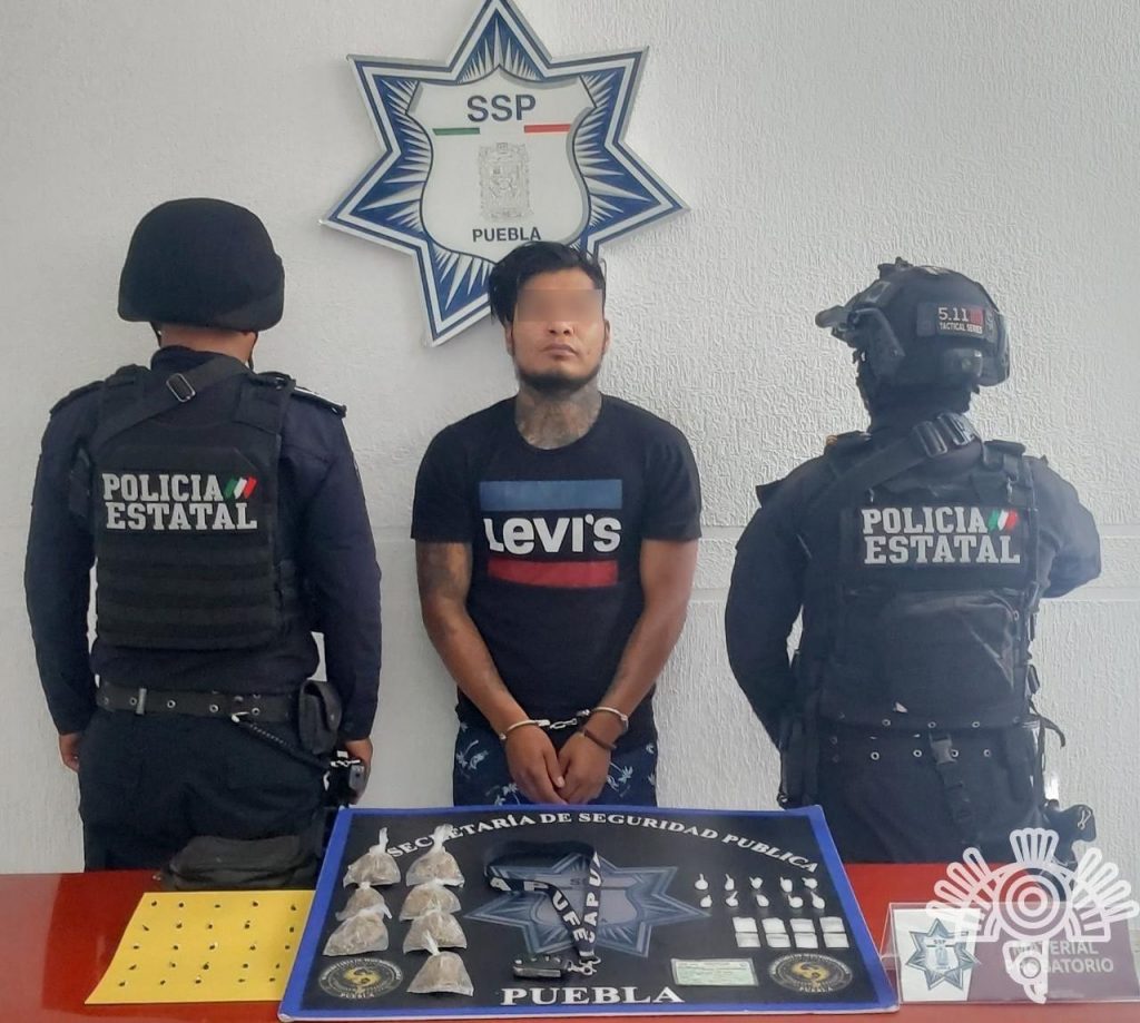 Captura Policía Estatal a “El Rex”, presunto narcomenudista en la capital