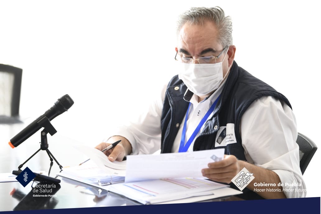 En 2022 en Puebla covid-19 es la quinta causal de defunciones, indicó el secretario de Salud