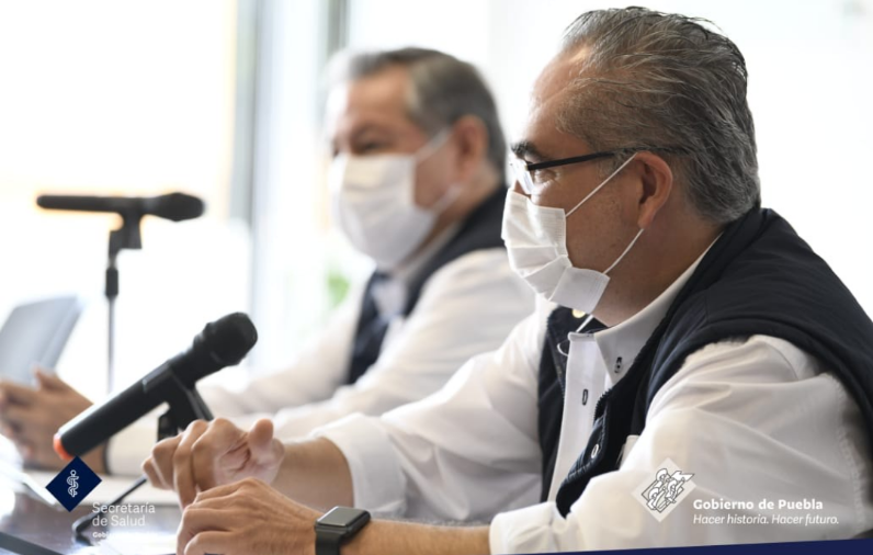 El 52% de los contagiados activos de covid-19 en Puebla está hospitalizado: Secretaría de Salud.  