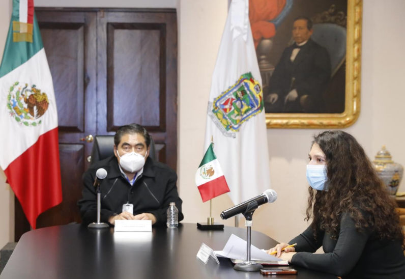 Video desde Puebla: Gobierno federal le quita al estado casi 6% del presupuesto para el 2021, admitió Castro Corro