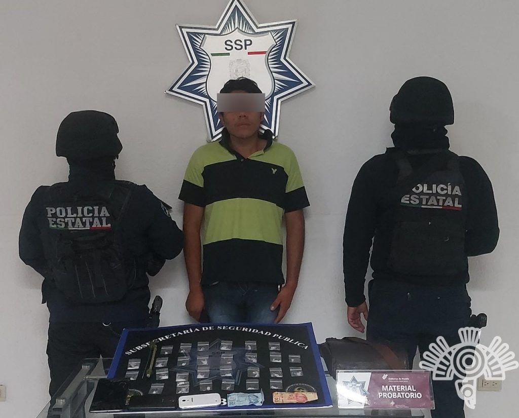 Captura Policía Estatal a narcovendedor de “El Pelón”