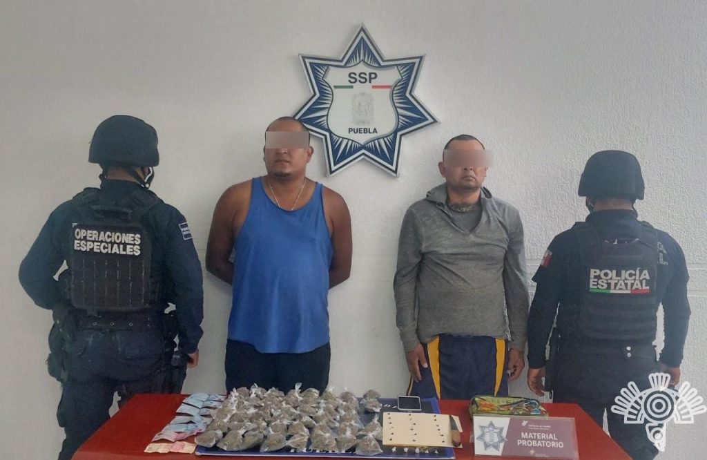 Captura Policía Estatal a dos presuntos narcomenudistas de “El Yuca”