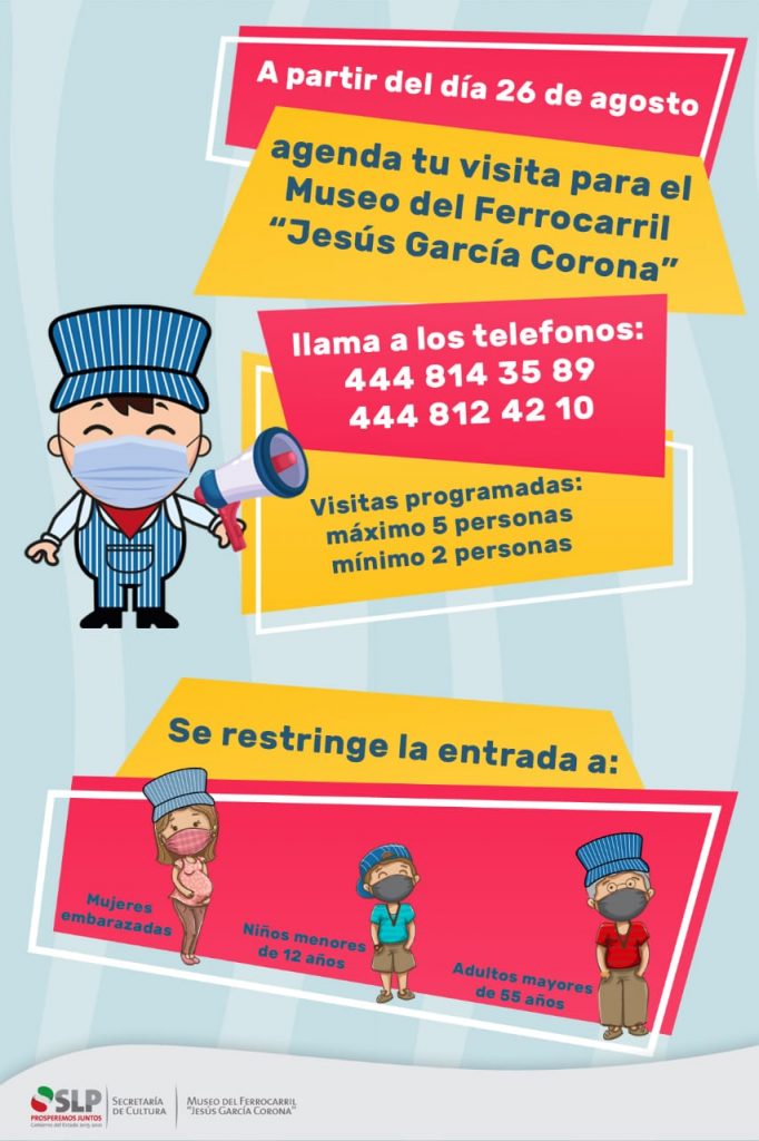 Agendar para visitar el Museo del Ferrocarril Jesús García Corona