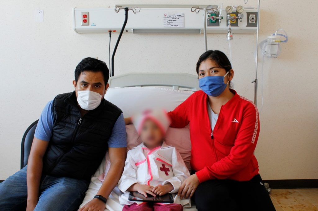 Menor de 5 años de edad es dada de alta del Issstep luego de una exitosa cirugía cardiaca