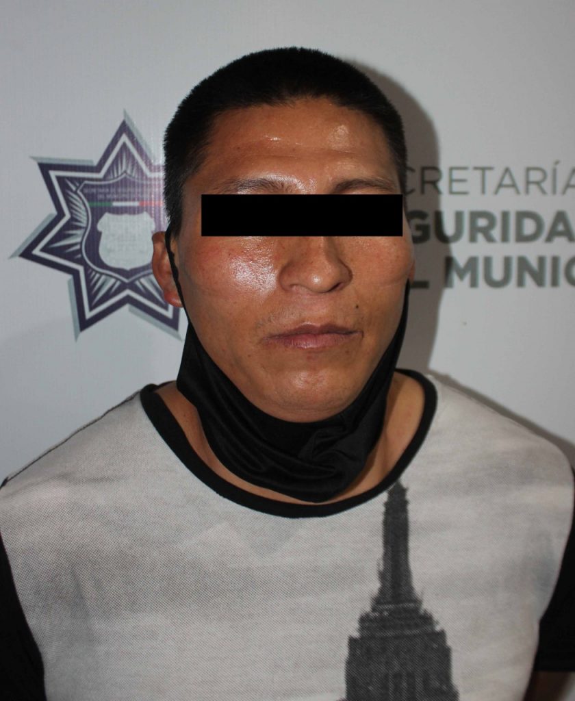 Policía municipal de Puebla capturó a robaoxxos