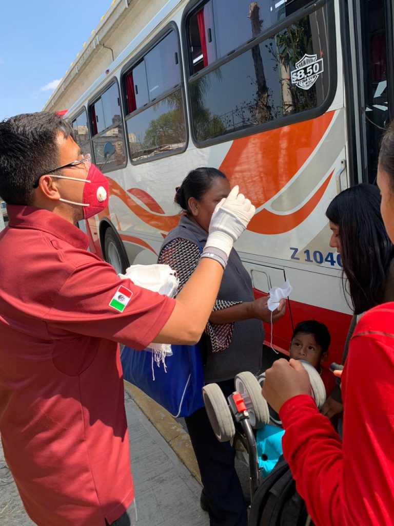 Desde San Andrés Cholula: Estado y Municipio refuerzan medidas preventivas en el transporte público