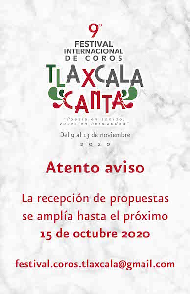 Realizará ITC concurso en el marco del festival internacional de coros “Tlaxcala Canta”