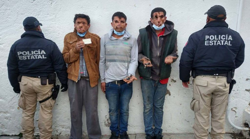 Desde Tlaxcala: SSC asegura a tres personas y recupera un vehículo con reporte de robo