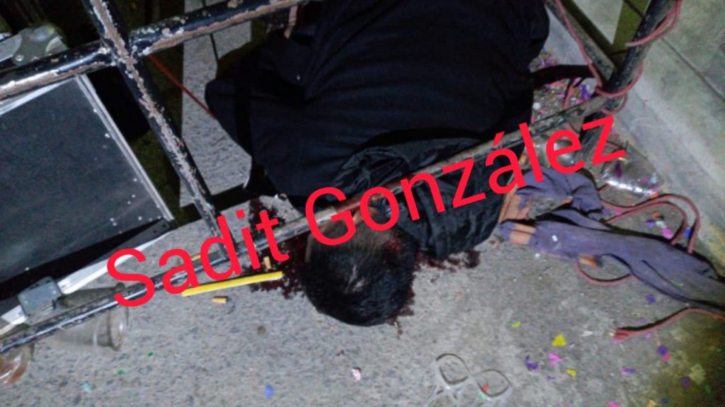 Con el tiro de gracia ejecutan a dueño de sonido “Gusano de Acero” en Cañada morelos.