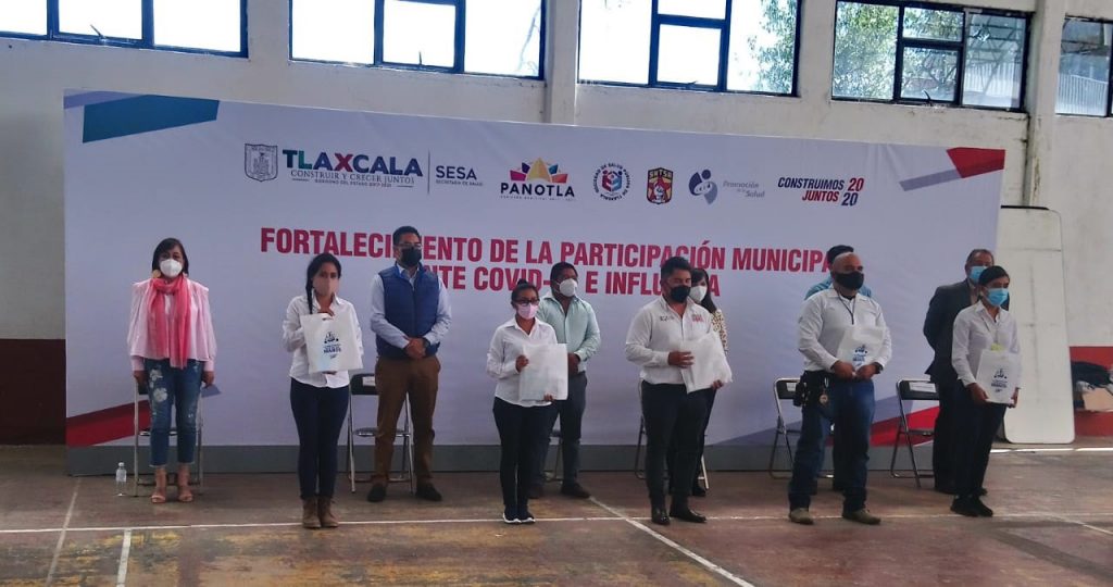 Inician las brigadas municipales “Covid-19 e influenza” en Panotla.