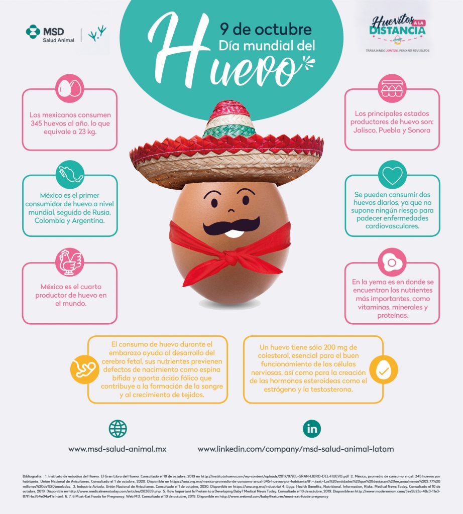 México, principal consumidor de huevo con 23 kg al año por persona