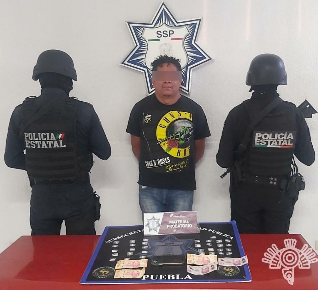 Captura Policía Estatal a presunto narcomenudista del mercado Morelos