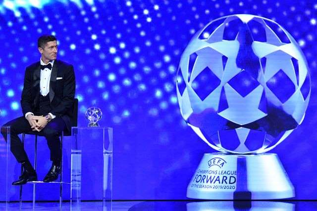 Eligen a Lewandowski el mejor jugador de la UEFA