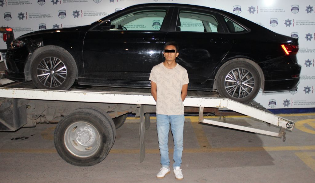 Ubicó y detuvo Policía Municipal de Puebla a hombre presuntamente relacionado en el homicidio de un septuagenario en la colonia La Paz