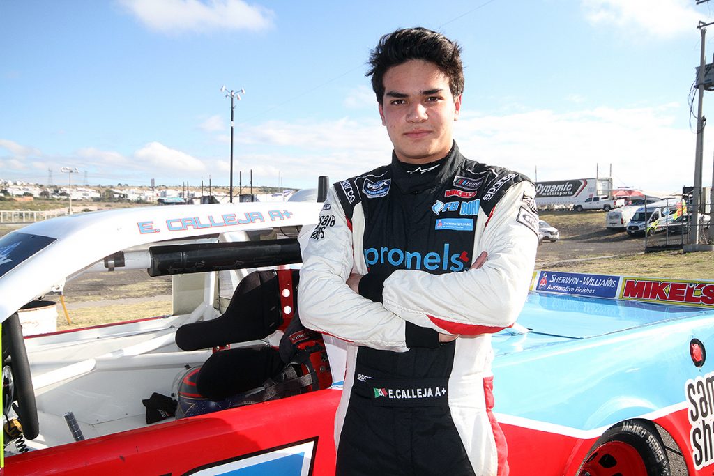 Por primer podio del año va Emilio Calleja a Súper Óvalo Potosino