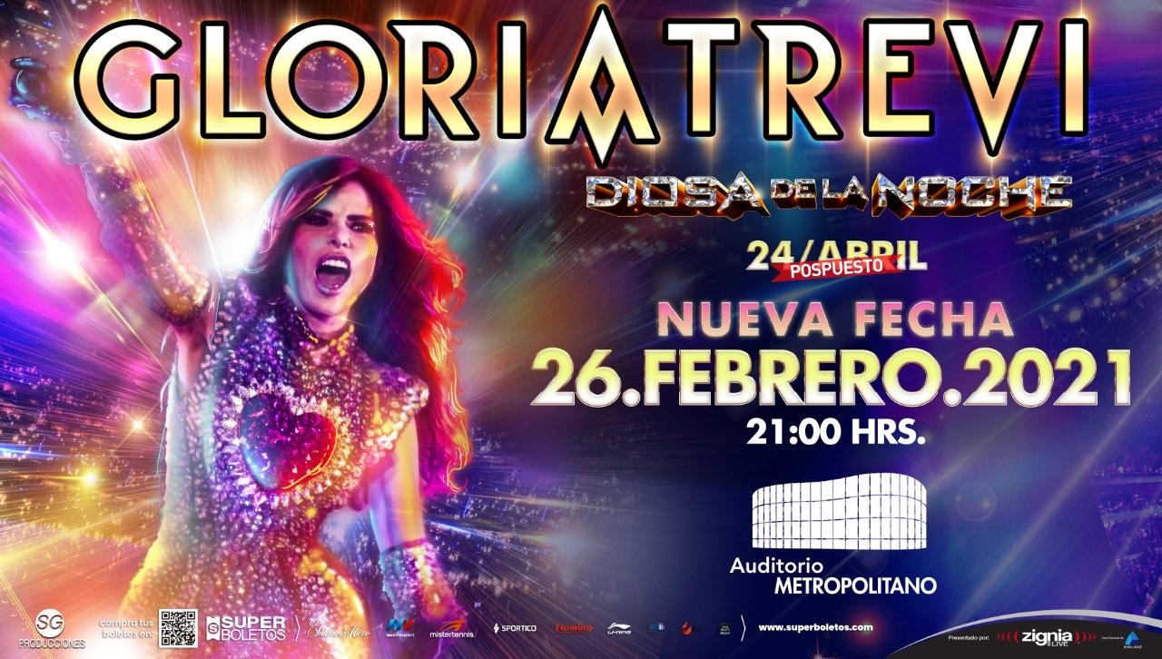 Dan a conocer nueva fecha del espectáculo “Diosa de la Noche” de Gloria Trevi presentará en Puebla