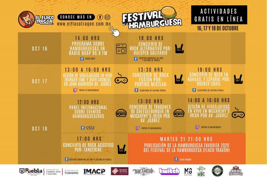 Turismo Municipal invita a la primera edición del Festival de la Hamburguesa