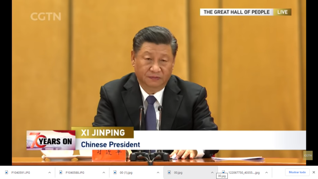 CGTN: China conmemora el 70.° aniversario de la guerra para resistir la agresión de Estados Unidos y apoyar a Corea, y hace un llamado a fomentar la paz mundial