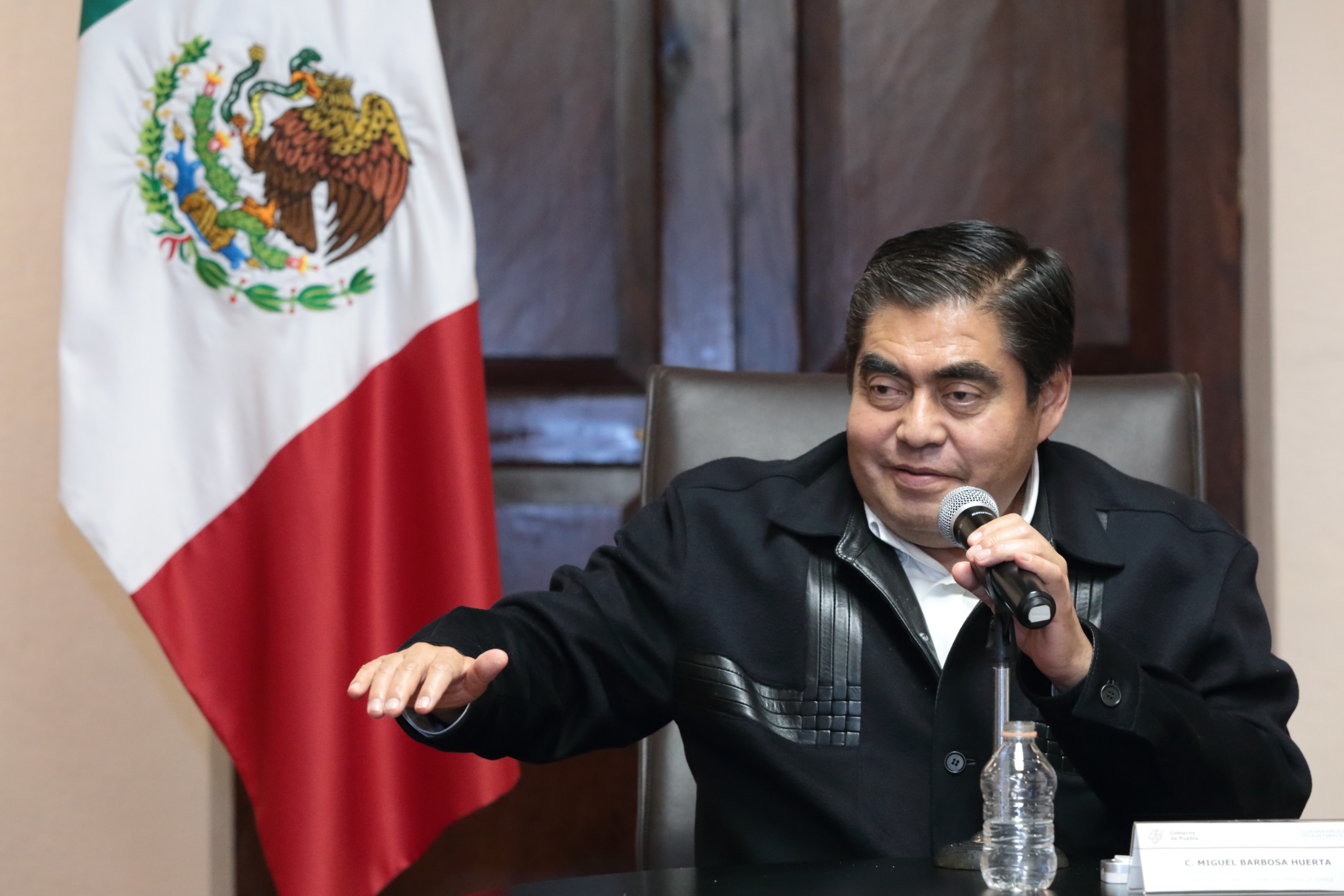 Combate a la corrupción, asunto de prioridad para el Gobierno del Estado: Miguel Barbosa Huerta