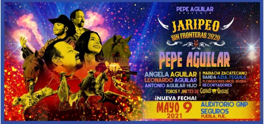 “Jaripeo Sin Fronteras” de Pepe Aguilar se efectuará el 9 de mayo de 2021 en el Auditorio GNP Seguros