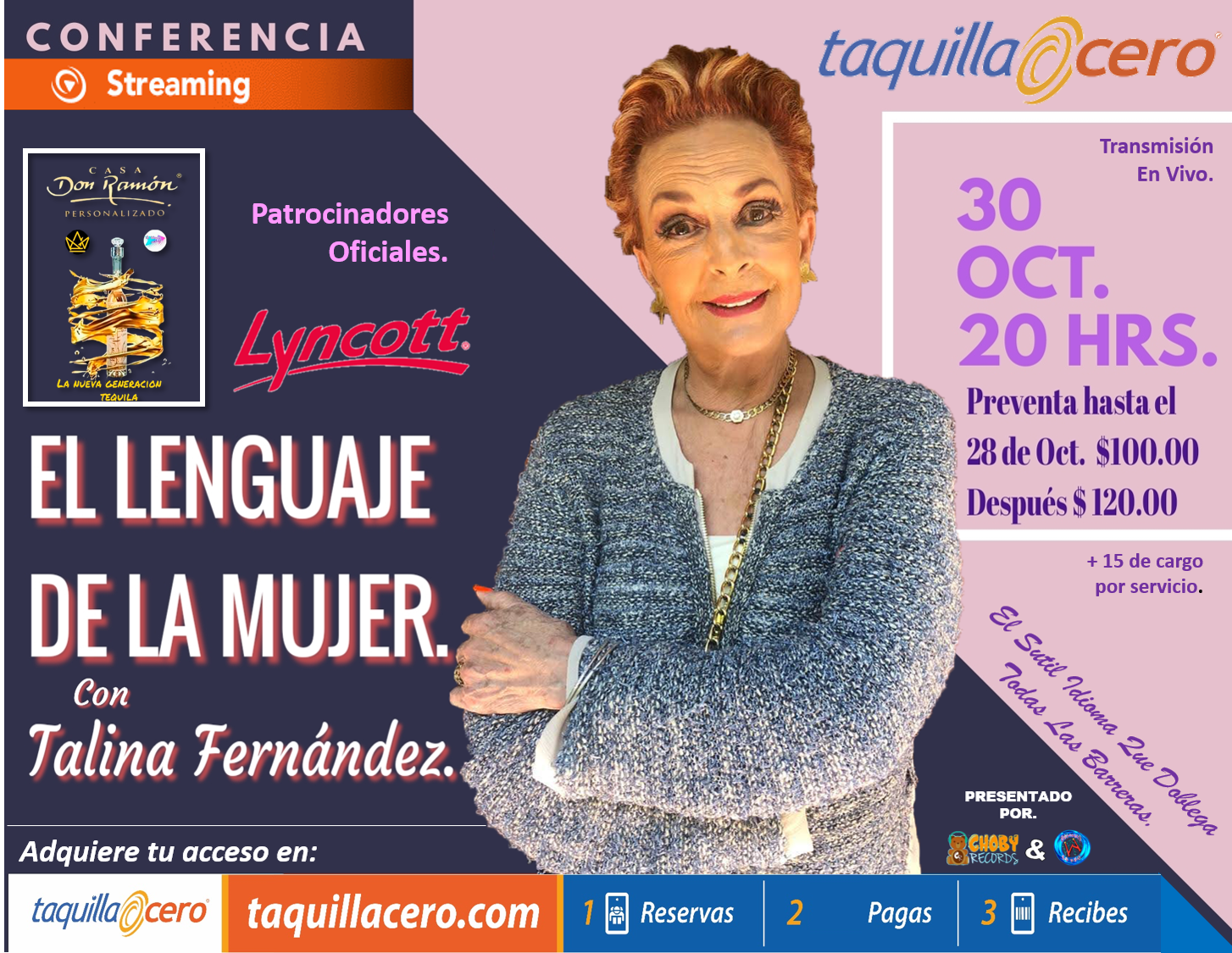 “El lenguaje de la mujer”: Talina Fernández dará conferencia vía streaming