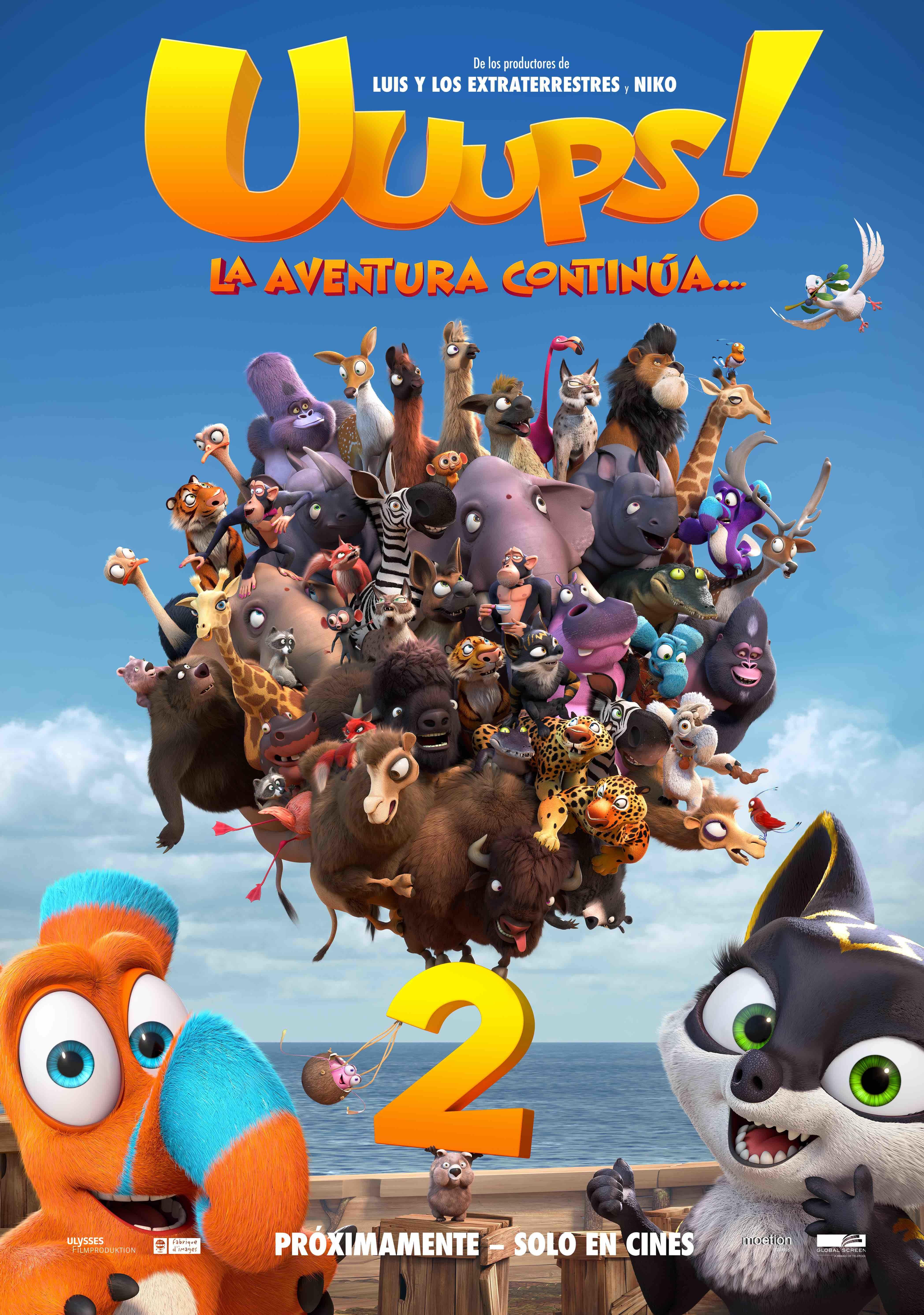 Uuups! 2 ¡La aventura animada continúa!”: llega a las pantallas mexicanas el jueves 22 de octubre