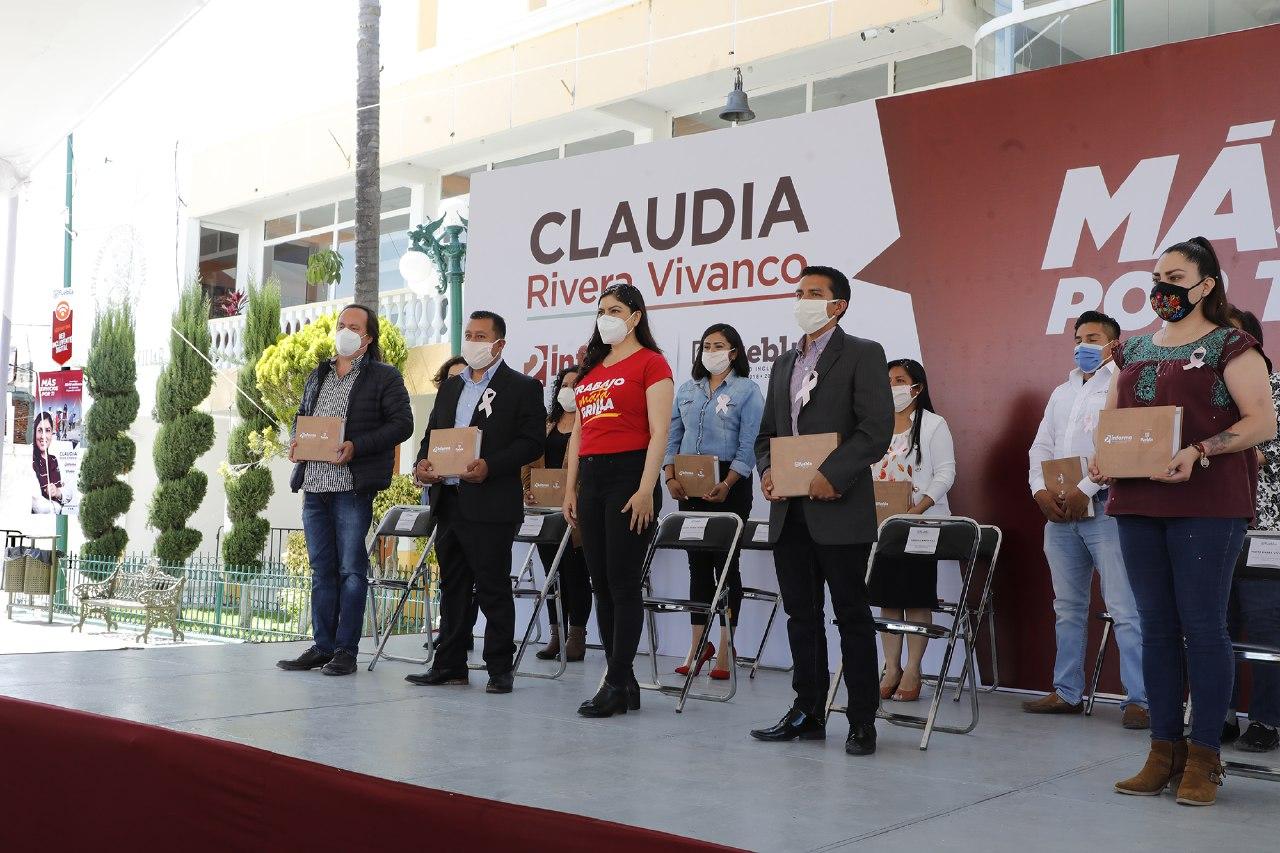 Claudia Rivera Vivanco concluye informes de trabajo en las 17 Juntas Auxiliares